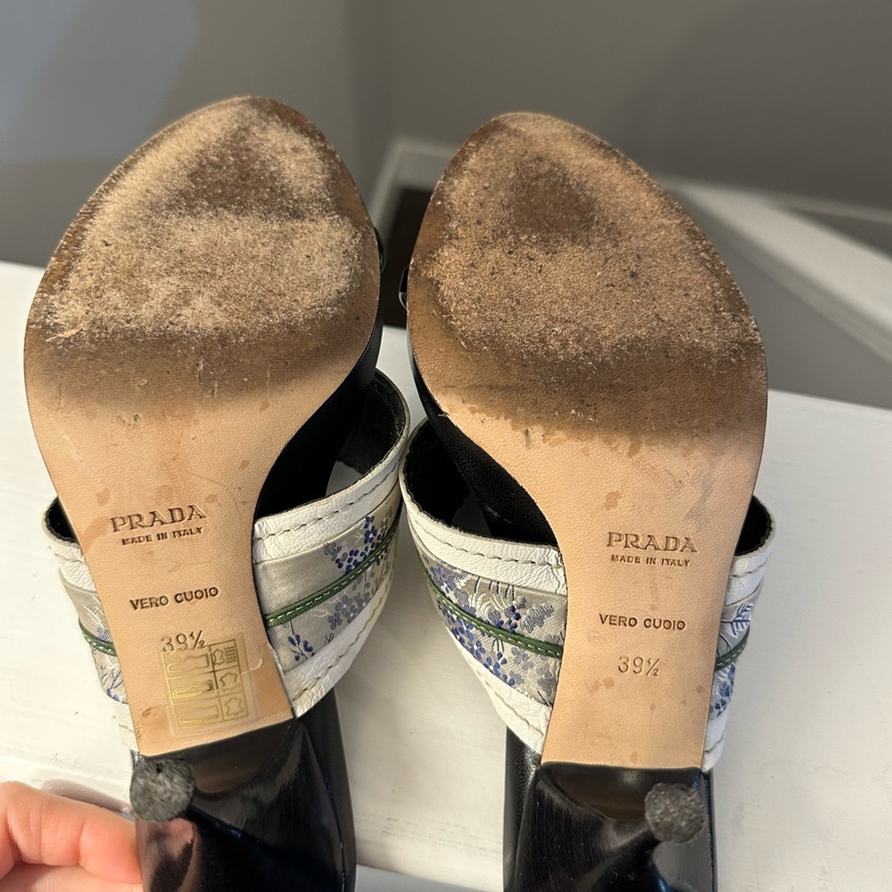 Size 39 1/2 (9.5 US) Prada sandals - Picture 5 of 6